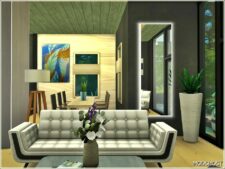 Sims 4 Mod: Modern Forest House No CC (Image #6)