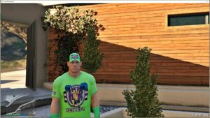 GTA 5 Player Mod: John Cena from WWE 2K22 Add-On PED (Image #4)