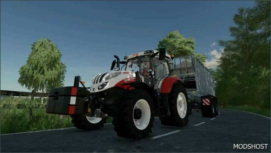 FS22 Steyr Tractor Mod: Profi Tier 4B MY18 (Featured)