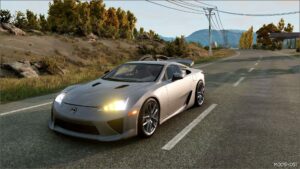 BeamNG Lexus Car Mod: LFA 0.32 (Featured)