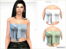 Sims 4 Everyday Clothes Mod: Nina TOP (Featured)