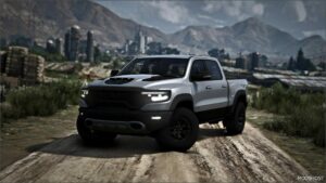 GTA 5 Dodge Vehicle Mod: 2021 Dodge RAM TRX Add-On | Fivem V.0 (Image #6)