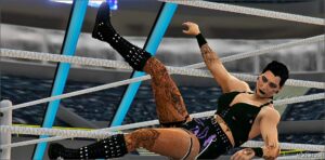 GTA 5 Player Mod: Rhea Ripley from WWE 2K23 Add-On PED (Image #2)