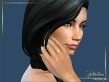 Sims 4 Female Accessory Mod: Pauline Engagement Ring (Image #2)