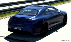 ETS2 Car Mod: Mercedes AMG S63 Coupe Brabus 800 2019 1.51 (Image #4)