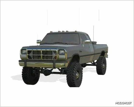 FS22 Dodge Car Mod: 1993 Dodge Powerram 350 (Featured)