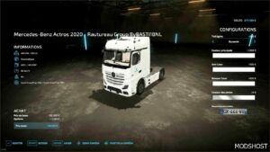 FS22 Truck Mod: Mercedes Actros 2022 Rautureau Group (Image #5)