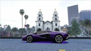 GTA 5 Lamborghini Vehicle Mod: Countach LPI 800-4 Add-On (Featured)