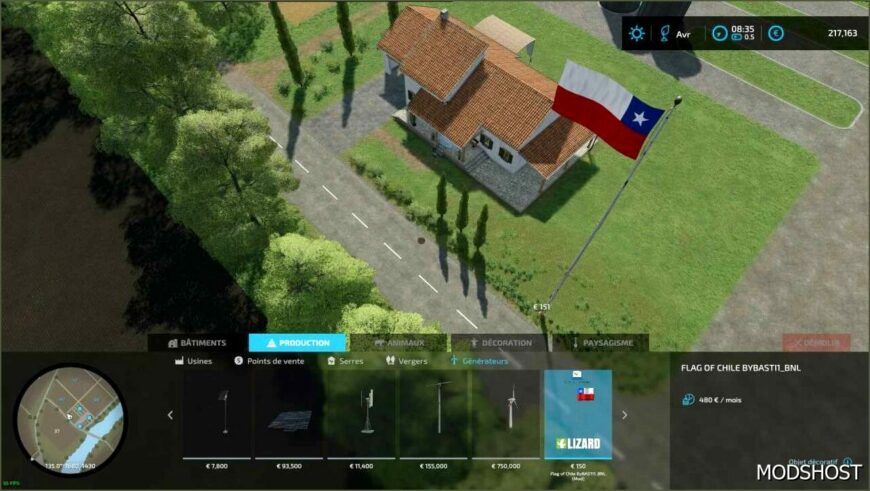 FS22 Flag Placeable Mod: World Country Flag V3.1 (Featured)