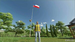 FS22 Flag Placeable Mod: World Country Flag V3.1 (Image #3)