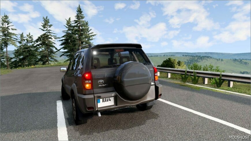 BeamNG Toyota Car Mod: RAV4 (2000-2005) 0.32 (Featured)