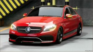 BeamNG Mercedes-Benz Car Mod: AMG V8 C63S W205 Revamp 0.32 (Image #2)