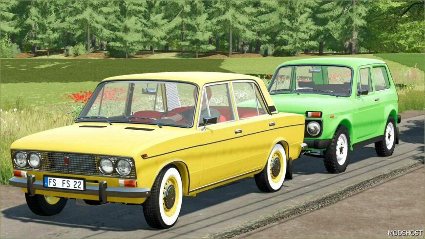 FS22 Car Mod: VAZ 2103 & 2121 (Featured)