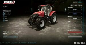 FS22 Case IH Tractor Mod: Puma 185-240 2020 V1.3 (Image #2)