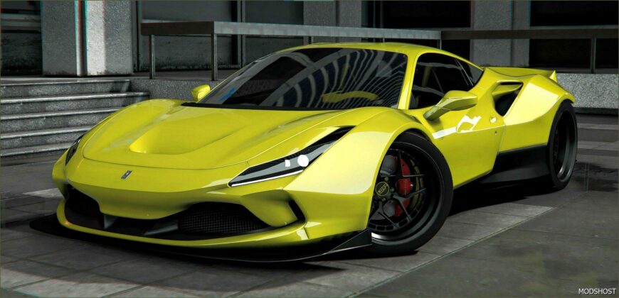 GTA 5 Ferrari Vehicle Mod: 2020 Ferrari F8 Tributo Widebody (Featured)