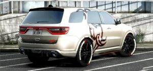 GTA 5 Dodge Vehicle Mod: 2020 Dodge Durango Hellephant V2 (Image #2)