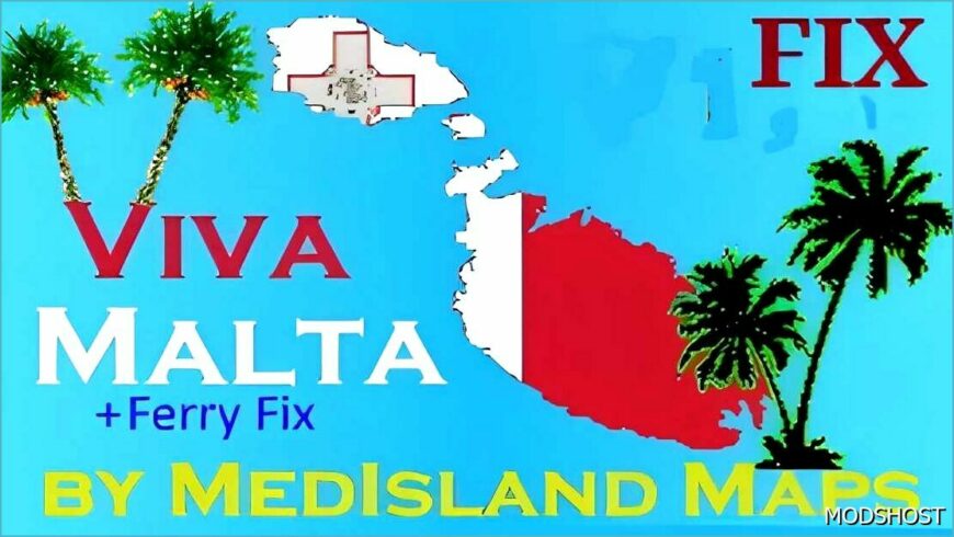 ETS2 ProMods Map Mod: Viva Malta – Promods RC + FIX 1.50 (Featured)