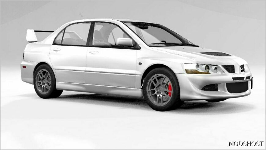 BeamNG Mitsubishi Car Mod: Lancer Evolution 0.32 (Featured)