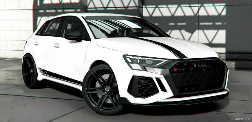 GTA 5 Audi Vehicle Mod: 2022 Audi RS3 Manhart (Featured)