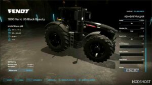 FS22 Fendt Tractor Mod: 1000 Vario NEW Generation 3 (Image #5)