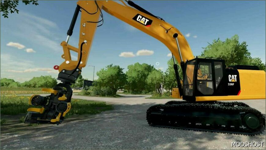 FS22 Caterpillar Forklift Mod: CAT 336F (Featured)