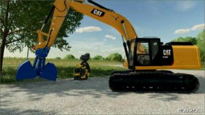 FS22 Caterpillar Forklift Mod: CAT 336F (Image #3)