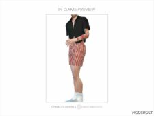 Sims 4 Teen Clothes Mod: Zach Shorts (Image #2)