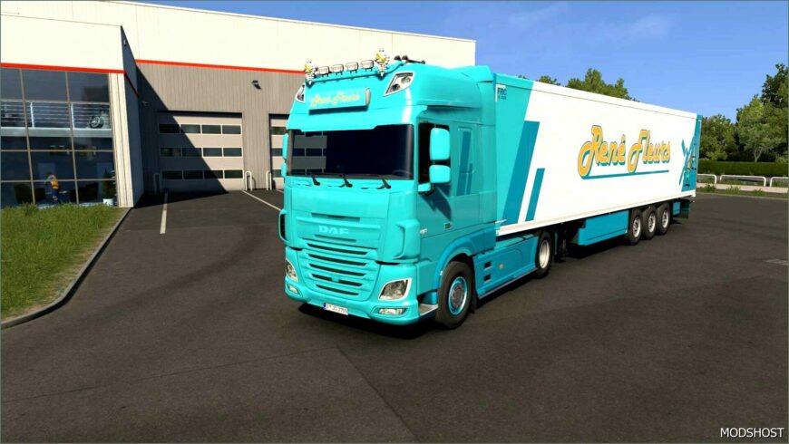 ETS2 Mod: Combo Skin Rene Fleurs (Featured)