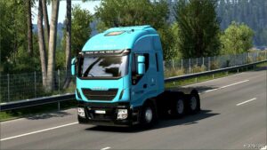 ETS2 Iveco Mod: Skin Maersk Iveco Hi-Way 27 08 2024 2.0 1.51 (Image #4)