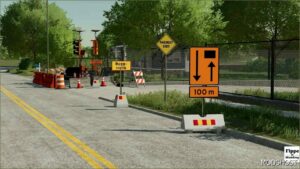 FS22 Placeable Mod: Swedish Construction Sign Pack (Image #3)