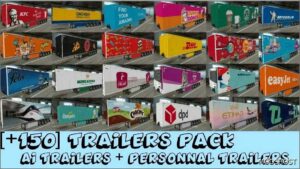 ETS2 Realistic Mod: Trailers Pack V22.1 (Featured)