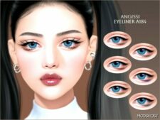 Sims 4 Female Makeup Mod: Eyeliner A184 (Featured)