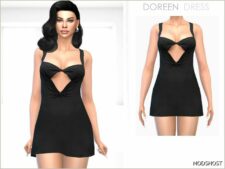 Sims 4 Elder Clothes Mod: Doreen Dress (Featured)