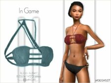 Sims 4 Female Clothes Mod: Mary Bikini TOP – ACN 483 (Image #2)