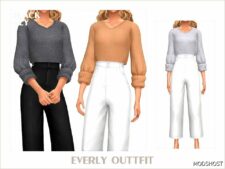 Sims 4 Teen Clothes Mod: Everly Outfit (Featured)