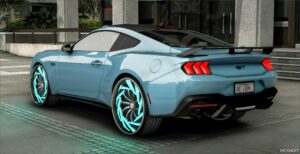 GTA 5 Ford Vehicle Mod: Mustang 2023 Spiners Animted DUB (Image #2)