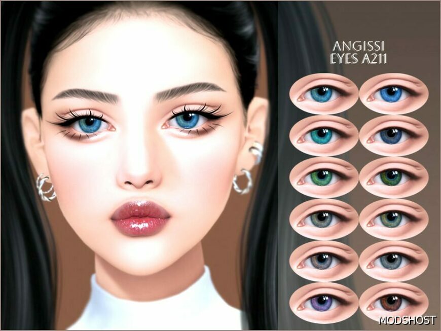 Sims 4 Mod: Eyes A211 (Featured)