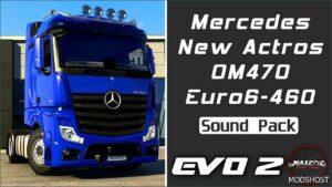 ETS2 Mercedes-Benz Mod: MB NEW Actros 460 OM470 Sound (EVO 2) V1.1 1.50 (Featured)