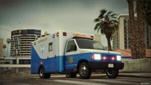 GTA 5 Vehicle Mod: Vapid Steed – Ambulance Add-On | Liveries | Template V3.0 (Featured)