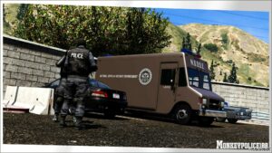 GTA 5 Police Vehicle Mod: Noose / Lspd Police Boxville Add-On | Liveries | Template V4.0 (Image #5)