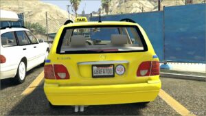 GTA 5 Mercedes-Benz Vehicle Mod: E320 T-Modell Wagon W210 Taxi Unlocked | Template (Image #2)