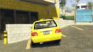 GTA 5 Mercedes-Benz Vehicle Mod: E320 T-Modell Wagon W210 Taxi Unlocked | Template (Image #3)