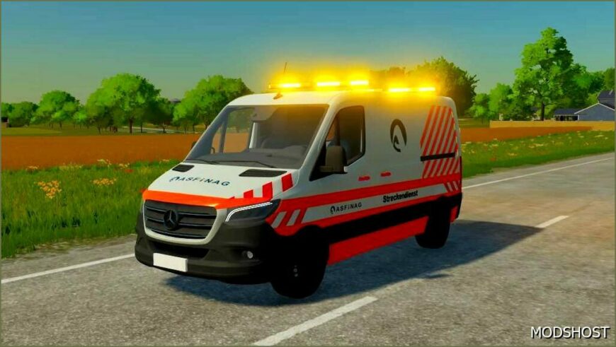 FS22 Mercedes-Benz Vehicle Mod: 2018 Mercedes-Benz Sprinter Pack (Featured)