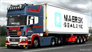 ETS2 Trailer Mod: Weeda D-Tec Container 1.50 (Image #2)