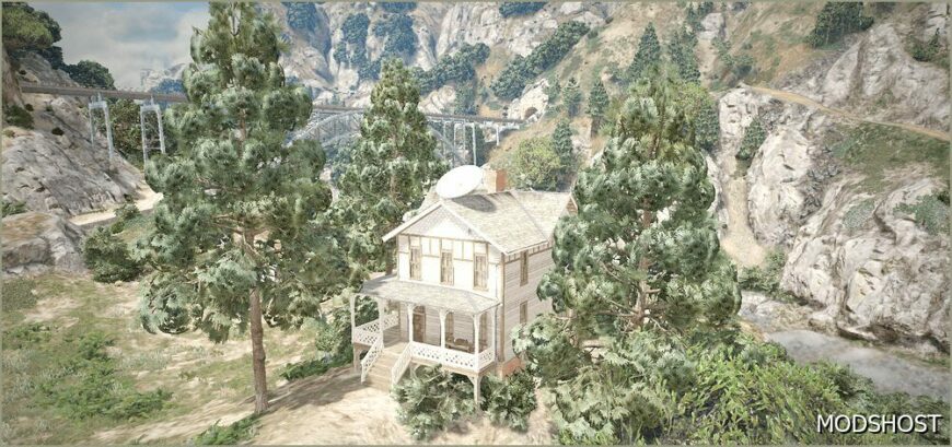 GTA 5 Map Mod: Wooden House Add-On SP / Fivem V1.1 (Featured)