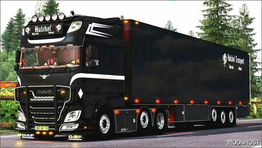 ETS2 DAF Truck Mod: XF 106 530 Ragnar Hulshof + Trailer V14.0 (Featured)