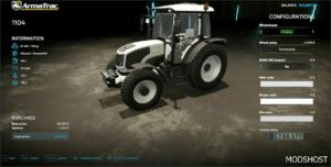 FS22 Tractor Mod: Armatrac 1104 Rust Edition 1.2 (Image #2)