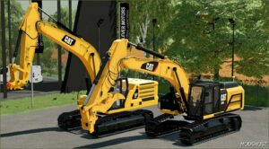 FS22 Caterpillar Forklift Mod: CAT 336 Nextgen & 336E (Image #3)