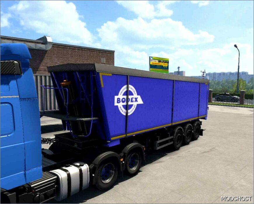 ETS2 Trailer Mod: Bodex KIS 3 Zernovoz V1.2.3 (Featured)