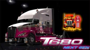 ATS Kenworth Truck Mod: T680 Next GEN Prime 1.51 (Image #2)